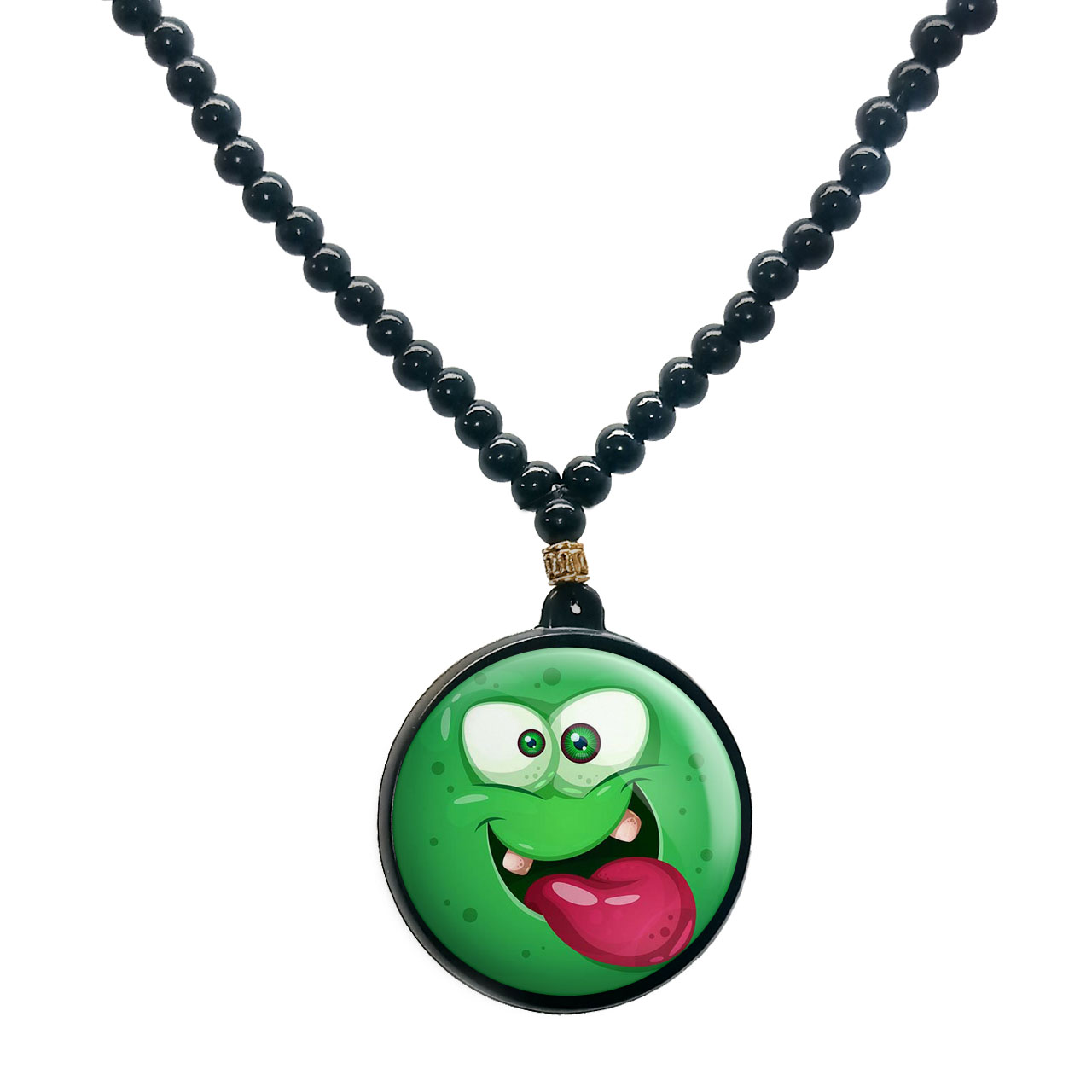 گردنبند پرمانه طرح بامزه و ناز کد pmd.4979 مدل دو طرفه