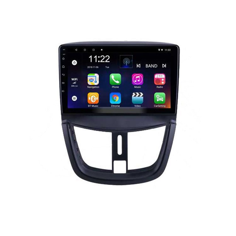 مانیتور اندروید پژو 207 برند JBL مدل 9blk اورجینال حرفه ای در صدا و تصویر