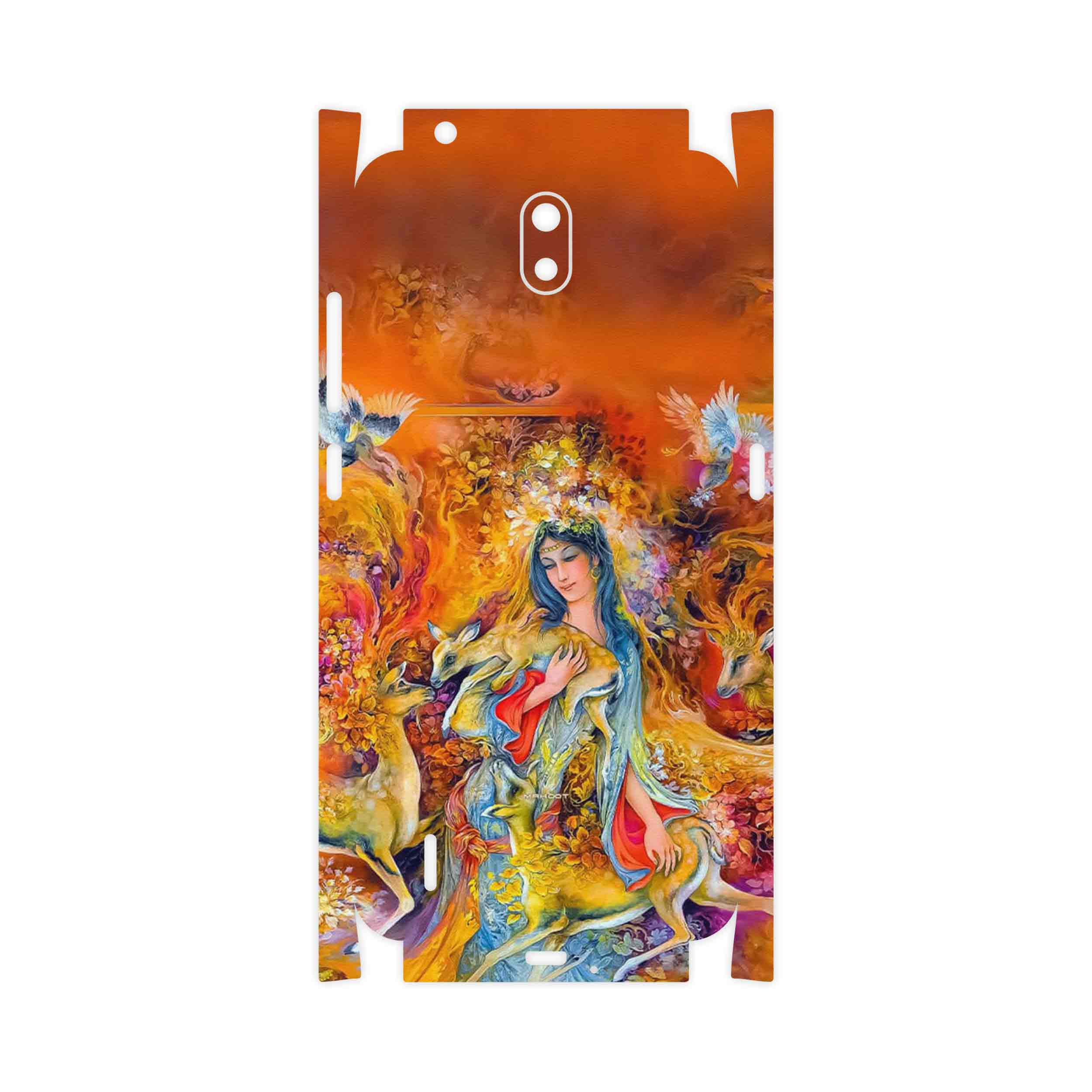 برچسب پوششی ماهوت مدل Persian miniature 2-FullSkin مناسب برای گوشی موبایل نوکیا C1