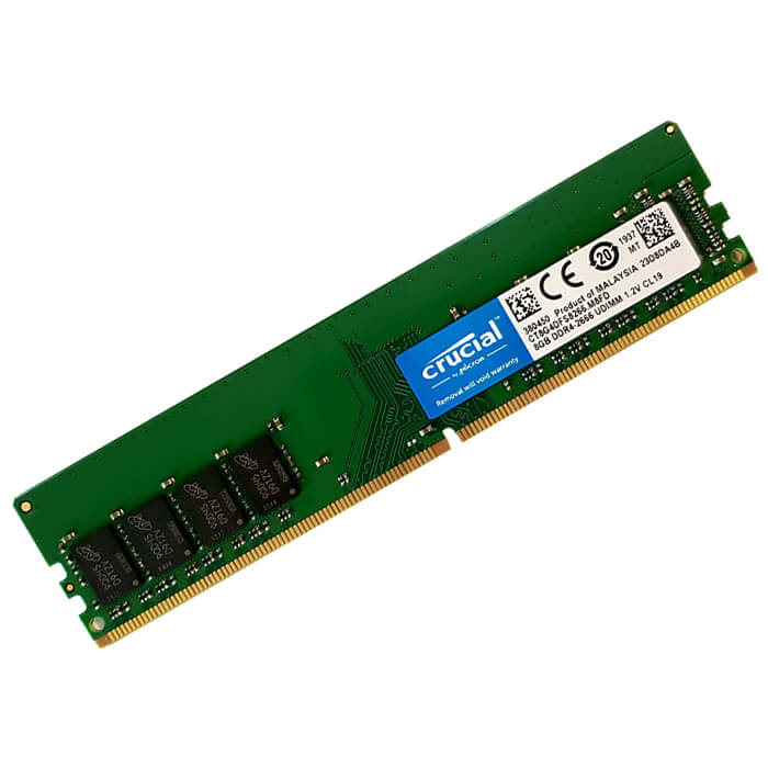 رم دسکتاپ DDR4 تک کاناله 2666 مگاهرتز CL19 کروشیال ظرفیت 8 گیگابایت 