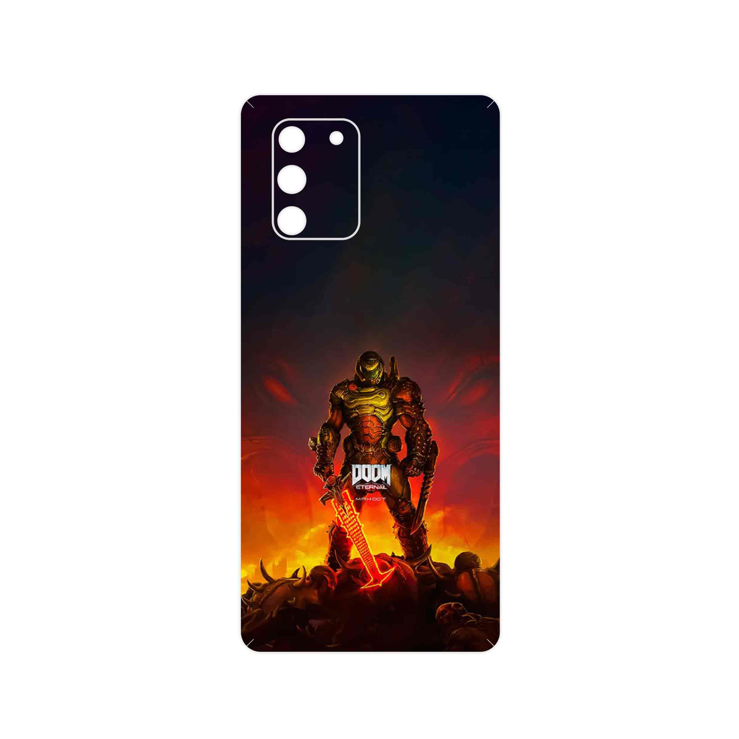 برچسب پوششی ماهوت مدل DOOM Game Series مناسب برای گوشی موبایل سامسونگ Galaxy S10 Lite