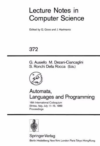 خرید و دانلود نسخه کامل کتاب Automata, Languages and Programming: 16th International Colloquium Stresa, Italy, July 11–15, 1989 Proceedings