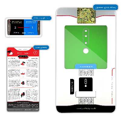 برچسب پوششی ماهوت مدل Metallic-Green مناسب برای گوشی موبایل نوکیا 3.1 Plus