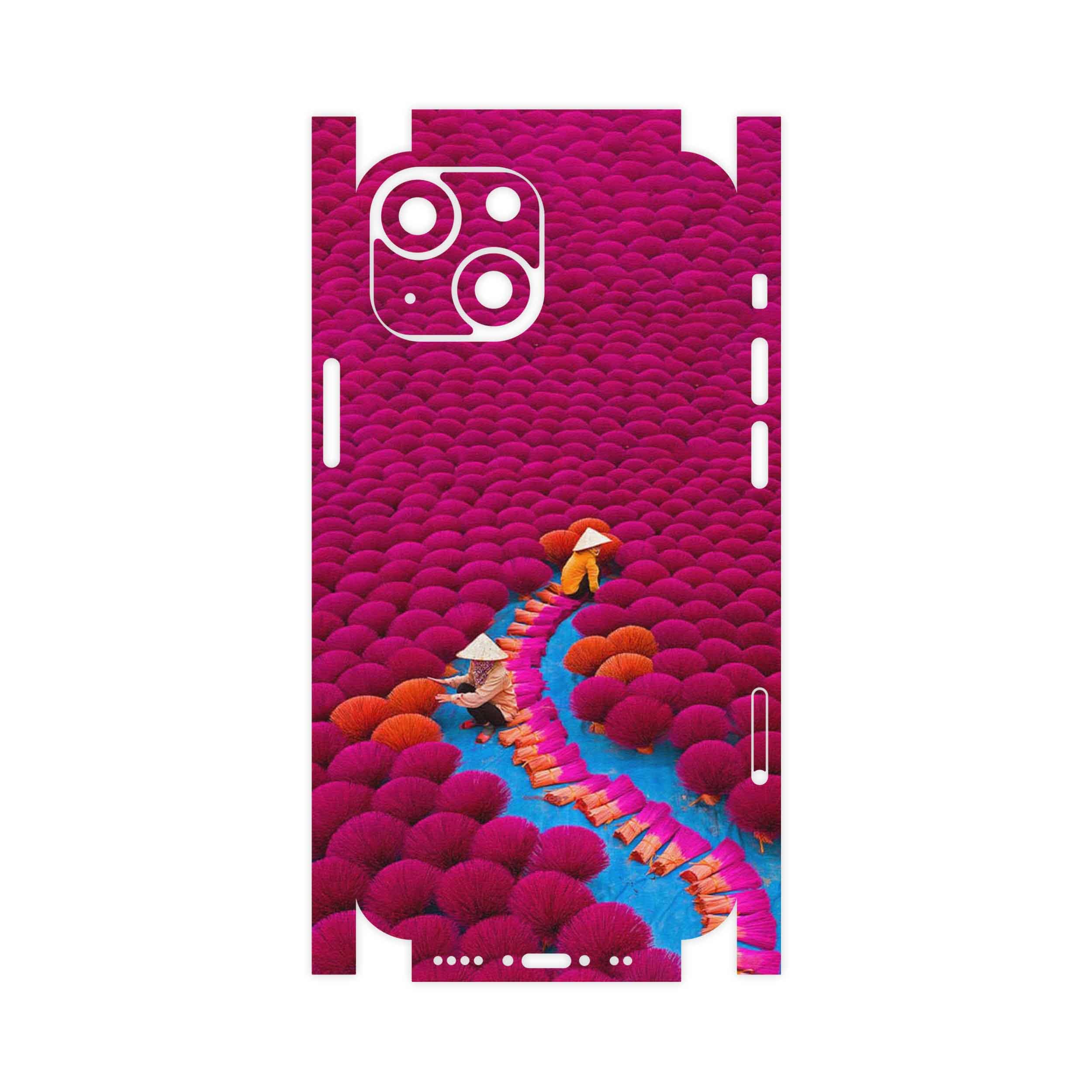 برچسب پوششی ماهوت مدل Vietnam Incense Wood Farms-FullSkin مناسب برای گوشی موبایل اپل iPhone 13 Mini