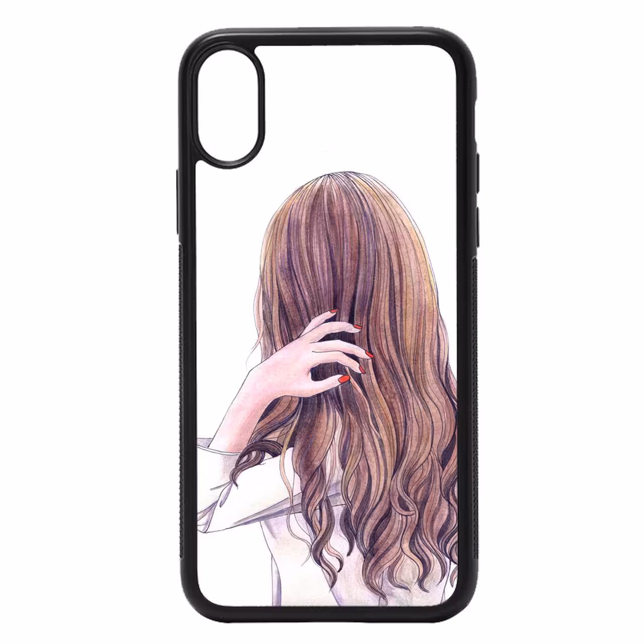 کاور طرح دخترانه کد 7430 مناسب برای گوشی موبایل اپل iphone xr