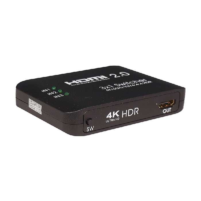 سوئیچ 3 پورت HDMI کی نت پلاس مدل KP-SWHD2003