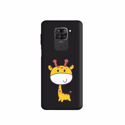 کاور طرح زرافه فانتزی کد 1032 مناسب برای گوشی موبایل شیائومی Redmi Note 9