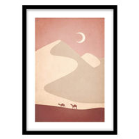 قیمت و خرید تابلو دکوراتیو مدل نقاشی گرافیکی کویر کد 0195