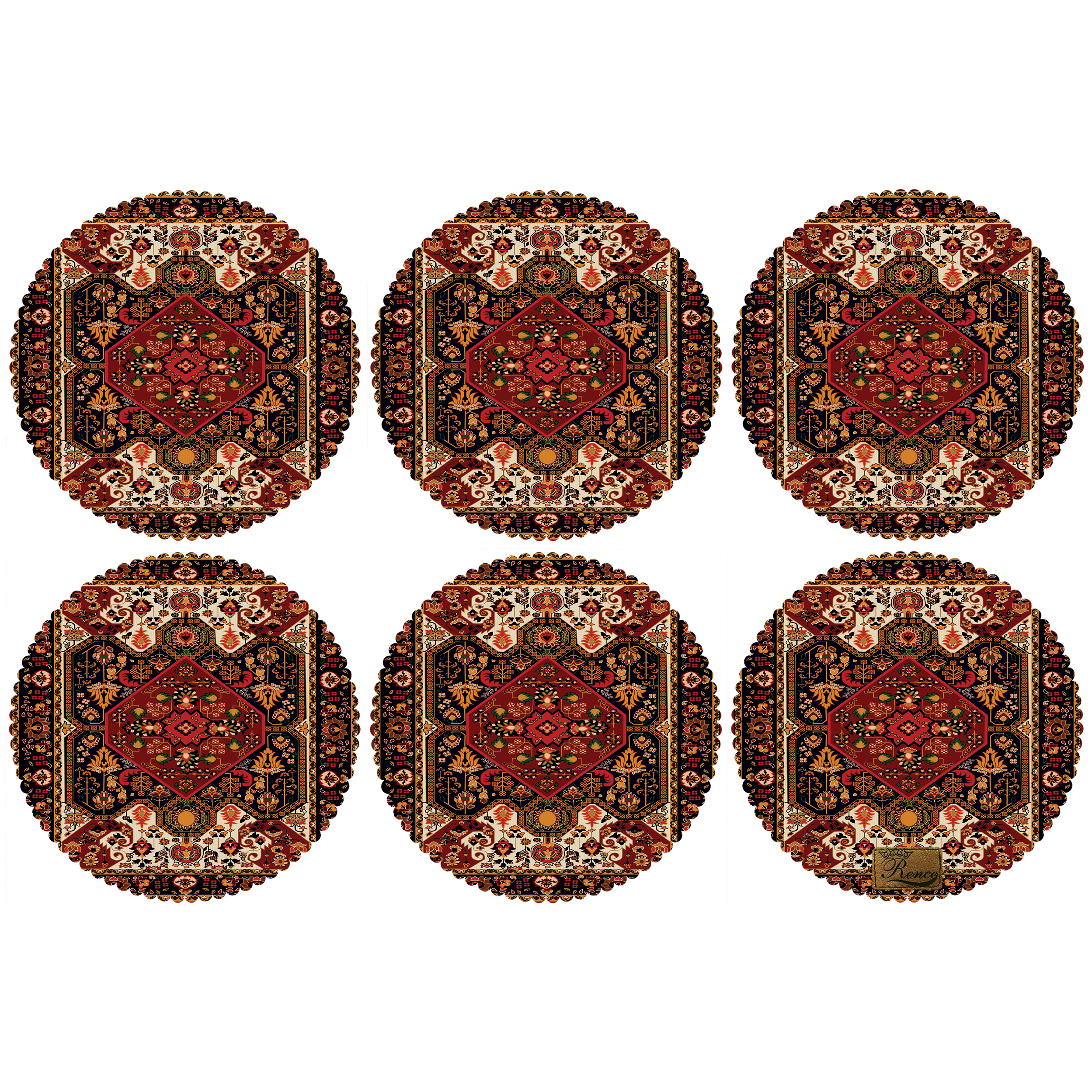 زیربشقابی رنس مدل UU2-42458 بسته 6 عددی