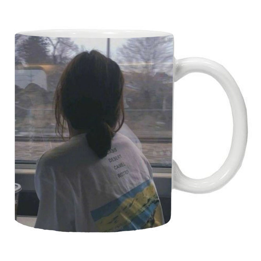 ماگ طرح دختر مدل MLS2458