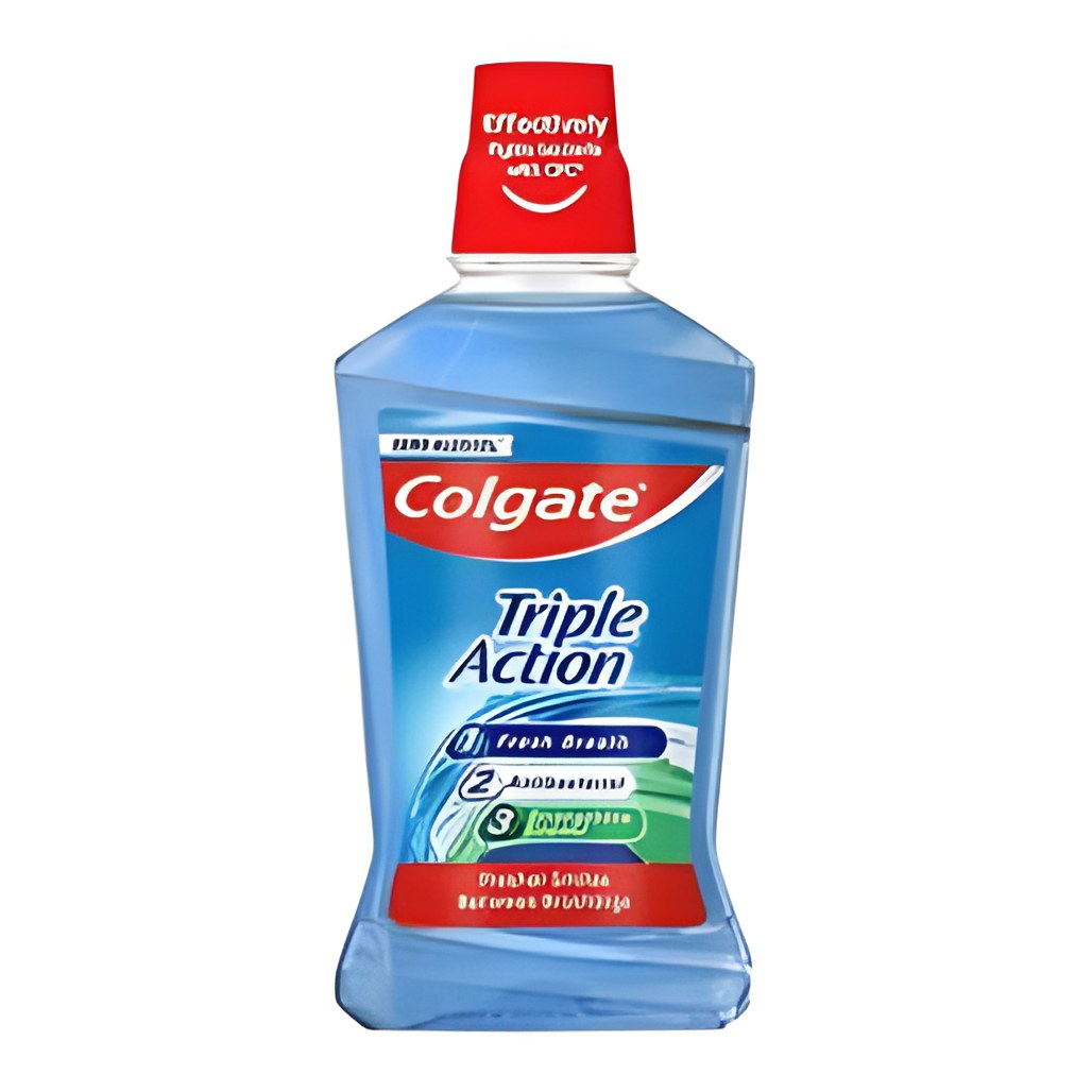 دهان شویه کلگیت Colgate مدل Triple Action حجم 500 میل