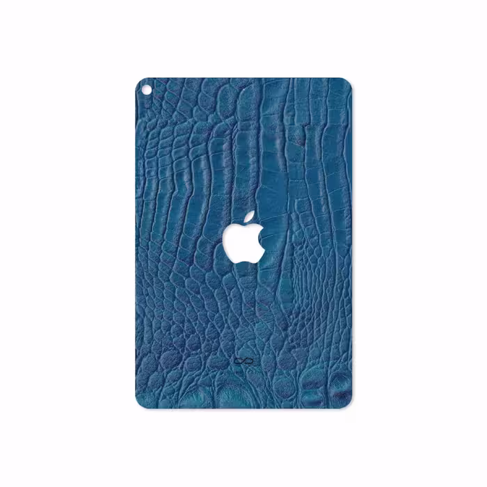 برچسب پوششی ماهوت مدل Blue-Crocodile-Leather مناسب برای تبلت اپل iPad mini (GEN 5) 2019 A2133