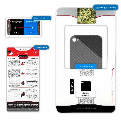 برچسب پوششی ماهوت مدل Nvidia Brand مناسب برای گوشی موبایل اپل iPhone 4s