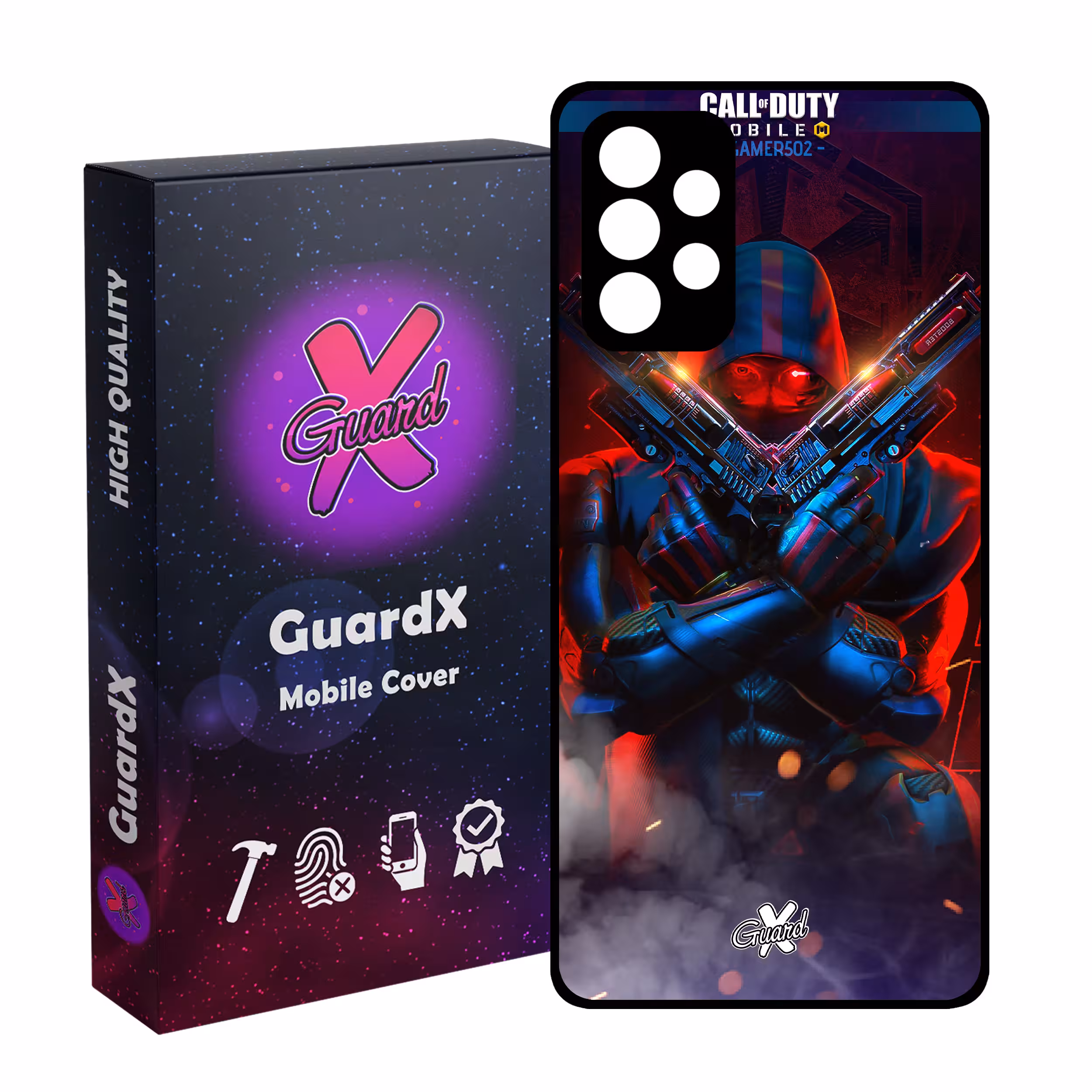 کاور گارد ایکس طرح Call Of Duty مدل Glass10388 مناسب برای گوشی موبایل سامسونگ Galaxy A32 5G