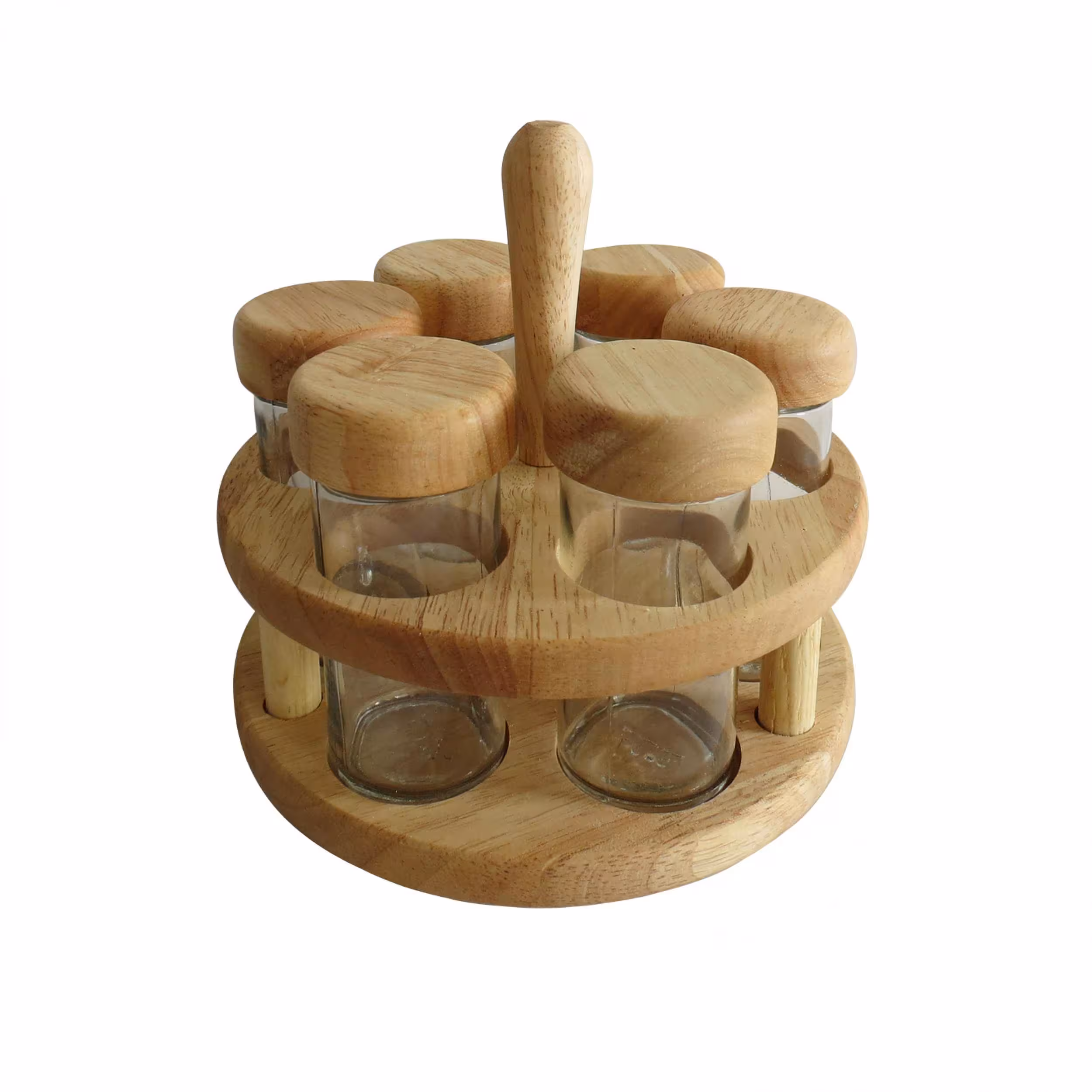 ست جا ادویه شش پارچه مدل گردان