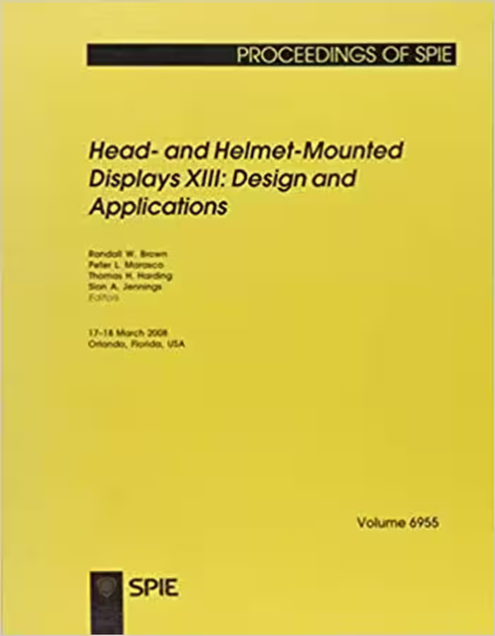 خرید و دانلود نسخه کامل کتاب Head- and Helmet-mounted Displays XIII: Design and Applications (Proceedings of Spie)