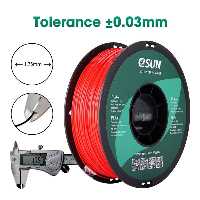 فیلامنت پرینتر سه بعدی مدل pla ایسان رنگ قرمز 