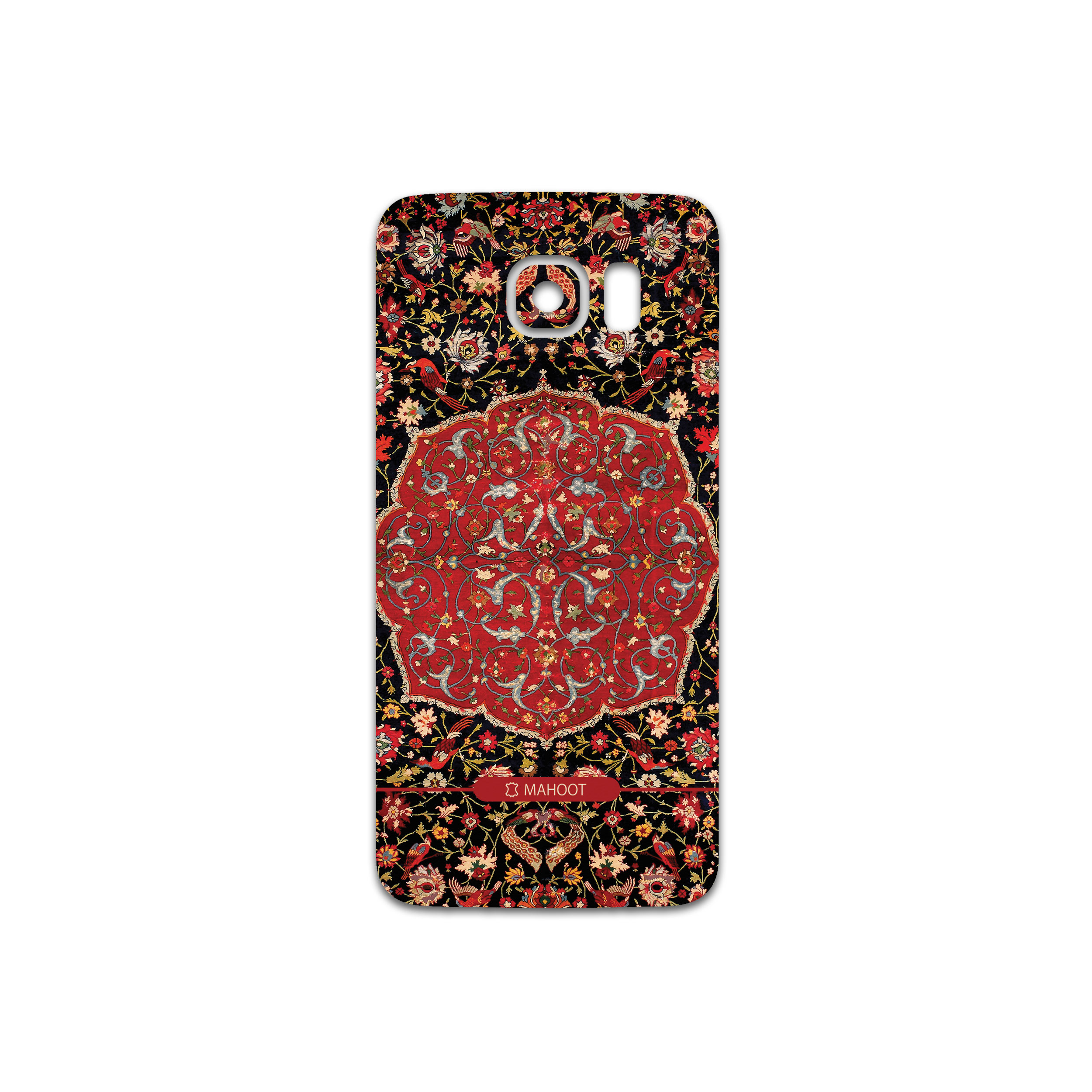 برچسب پوششی ماهوت مدل Persian-Carpet-Red مناسب برای گوشی موبایل سامسونگ Galaxy S6