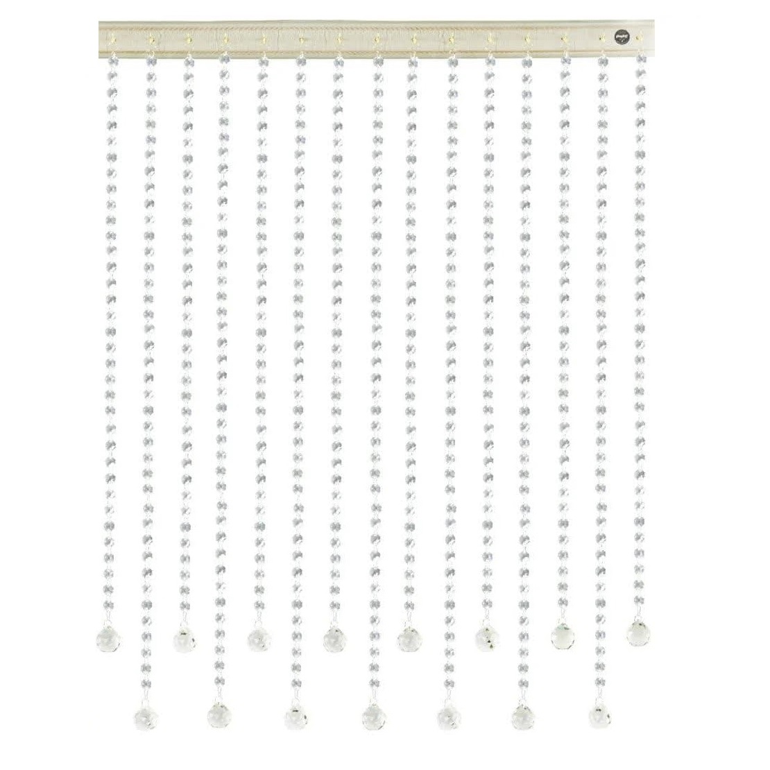 پرده آویز آریا کریستال مدل کوتاه و بلند سایز 75x70 سانتی متر