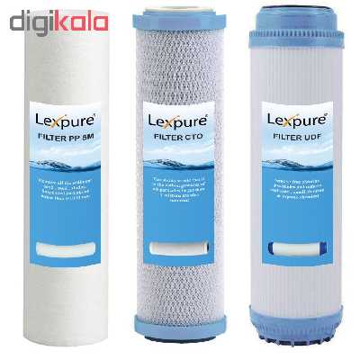 فیلتر دستگاه تصفیه کننده آب مدل LX-F700 مجموعه 7 عددی