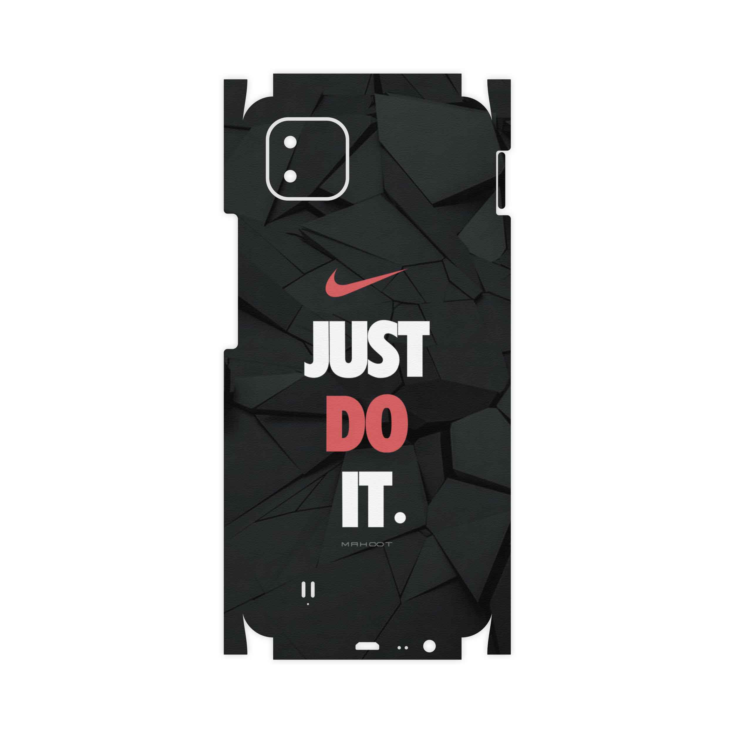 برچسب پوششی ماهوت مدل NIKE-Logo-FullSkin مناسب برای گوشی موبایل ریلمی C11 2021