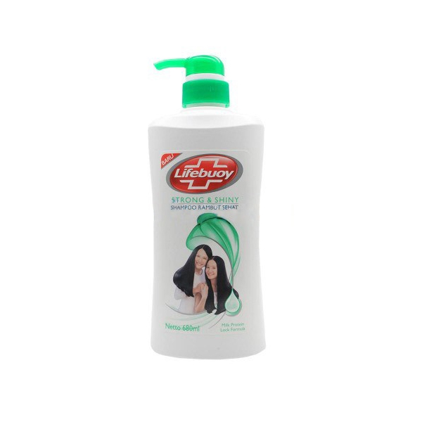 شامپو تقویت کننده و ترمیم کننده مو لایف بوی مدل Strong &amp; Shiny حجم 680 میلی لیتر