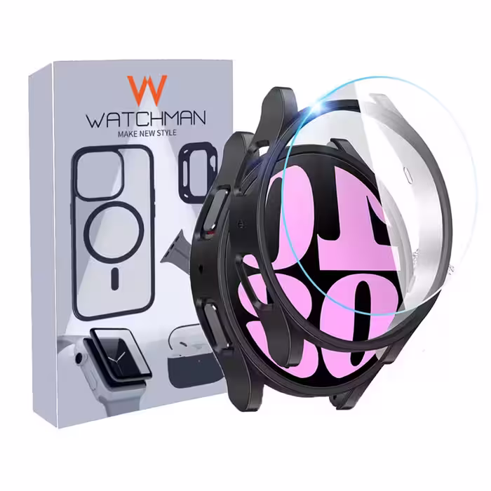 کاور واچ من مدل bumper-WM مناسب برای ساعت هوشمند سامسونگ Galaxy Watch 6 44 mm به همراه محافظ صفحه نمایش | کالا برتری