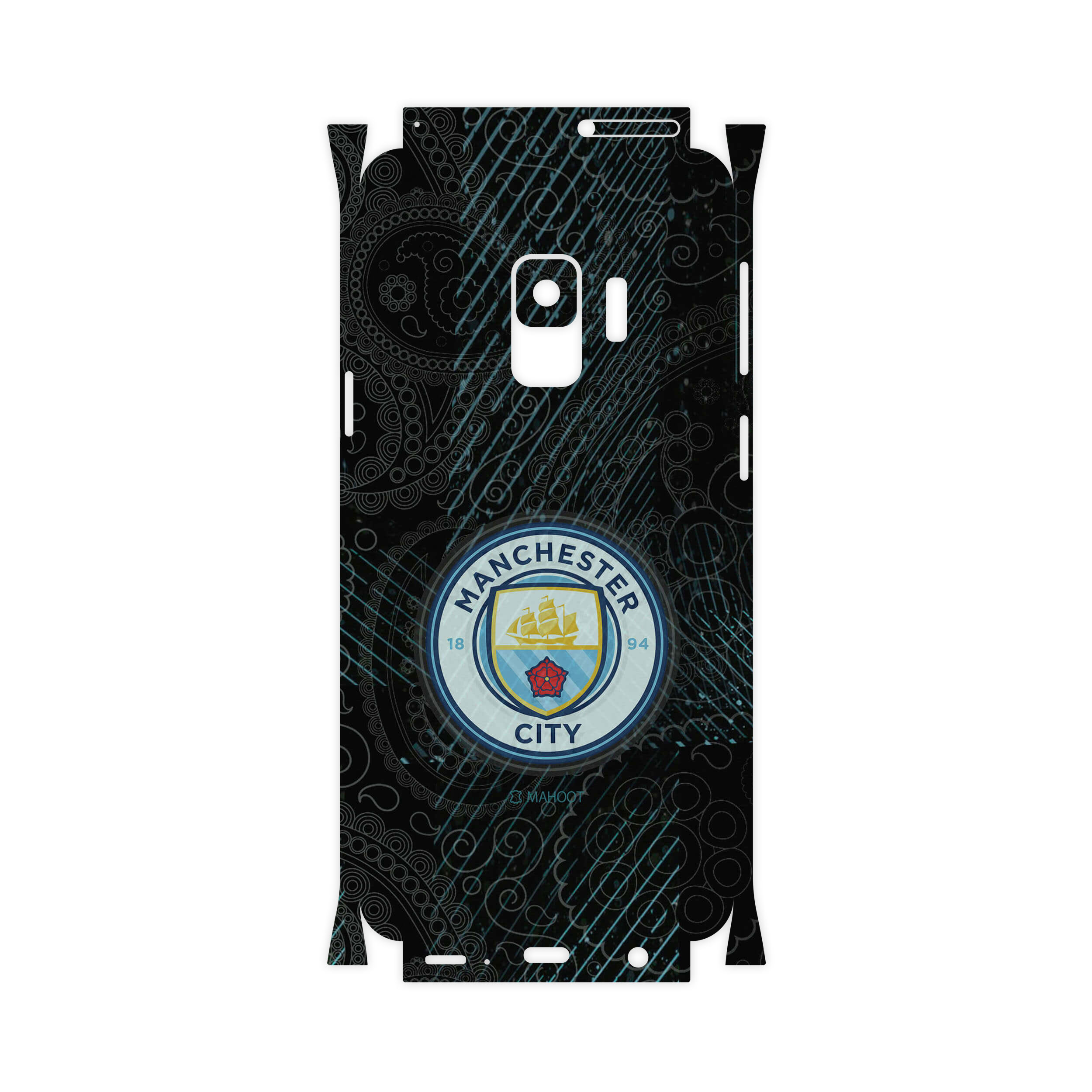 برچسب پوششی ماهوت مدل Manchester-City-FullSkin مناسب برای گوشی موبایل سامسونگ Galaxy S9
