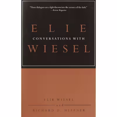 کتاب Conversations with Elie Wiesel اثر Elie Wiesel and Richard D. Heffner انتشارات Schocken