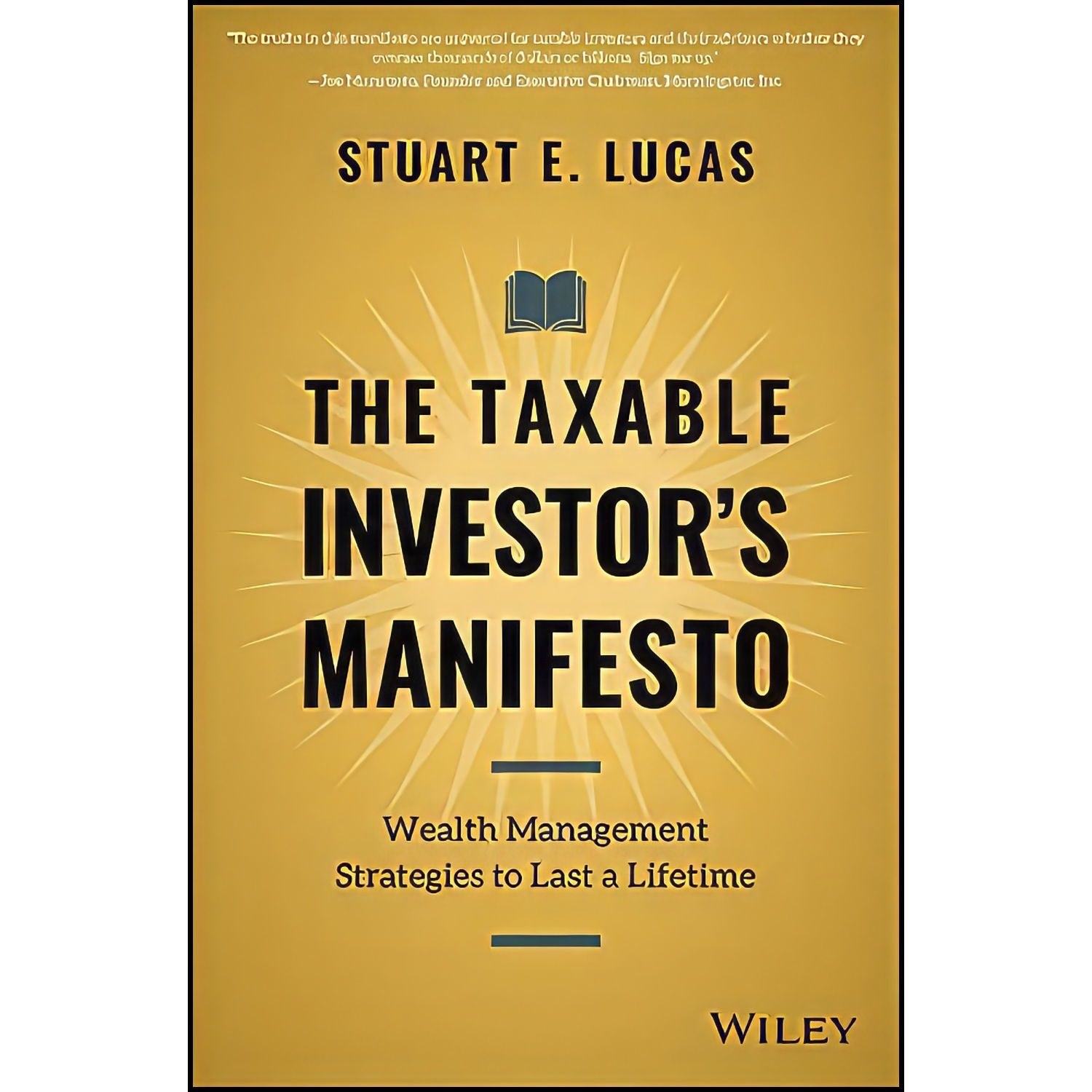 کتاب زبان اصلی The Taxable Investors Manifesto اثر Stuart E Lucas