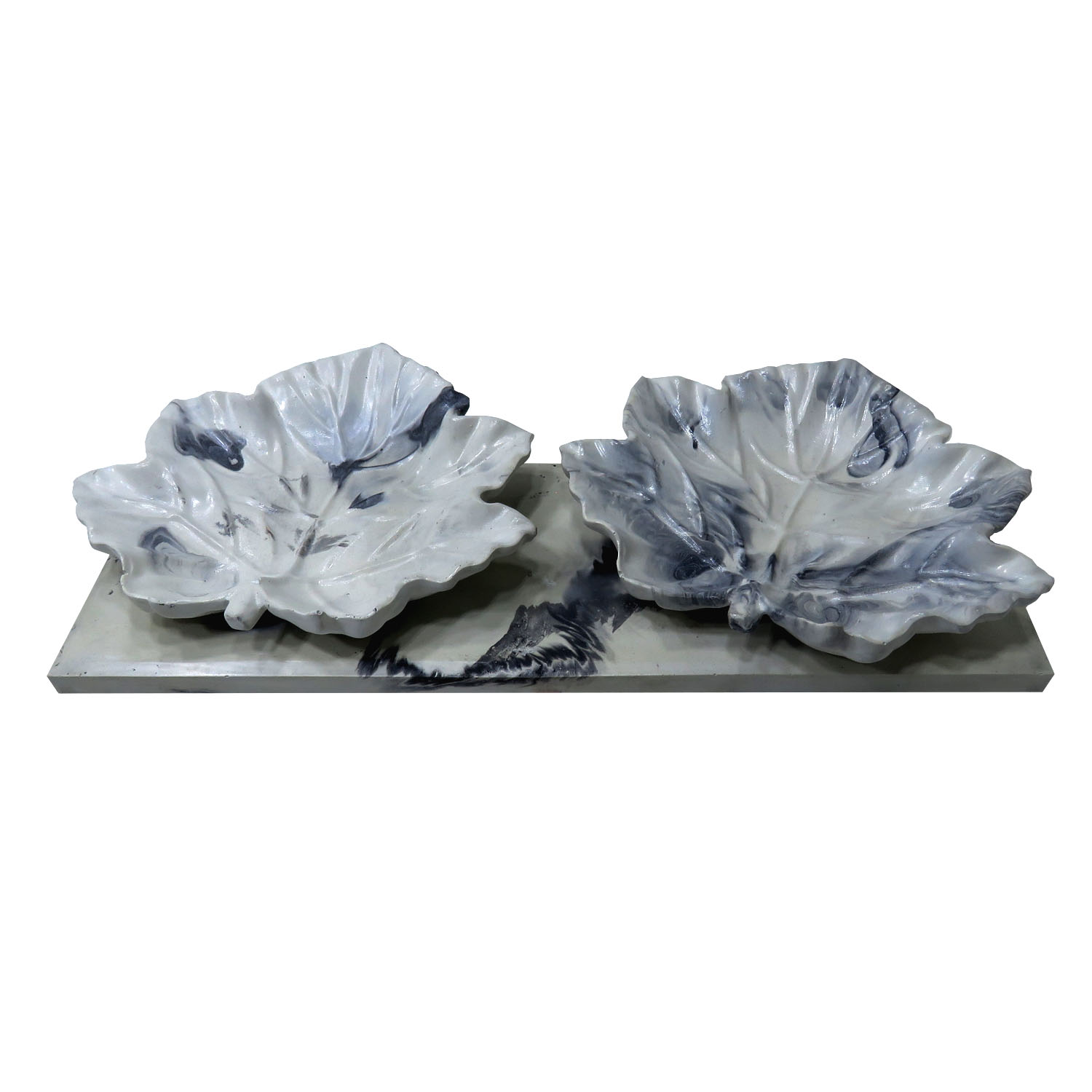 اردوخوری طرح سنگی کد 876 مجموعه 2 عددی به همراه سینی