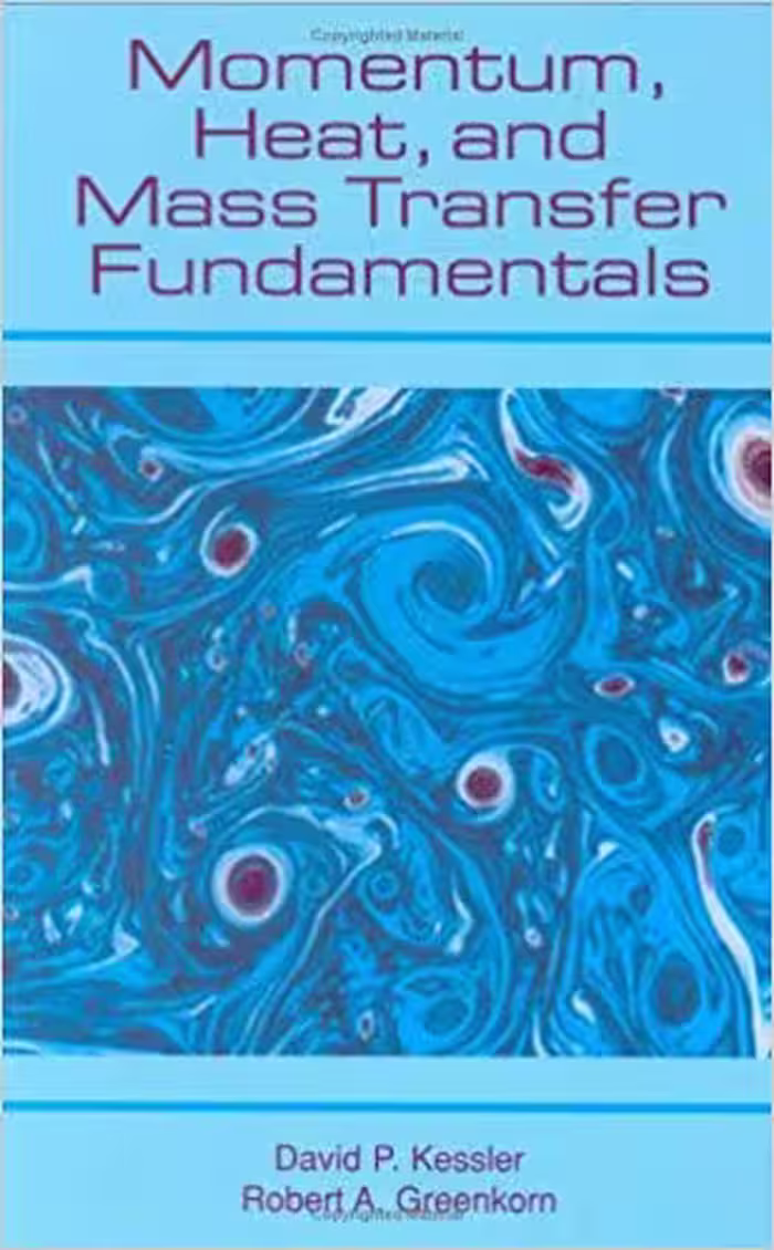 󾕇 دانلود کتاب Momentum, Heat, And Mass Transfer Fundamentals, 1999 - دانلود کتاب های دانشگاهی