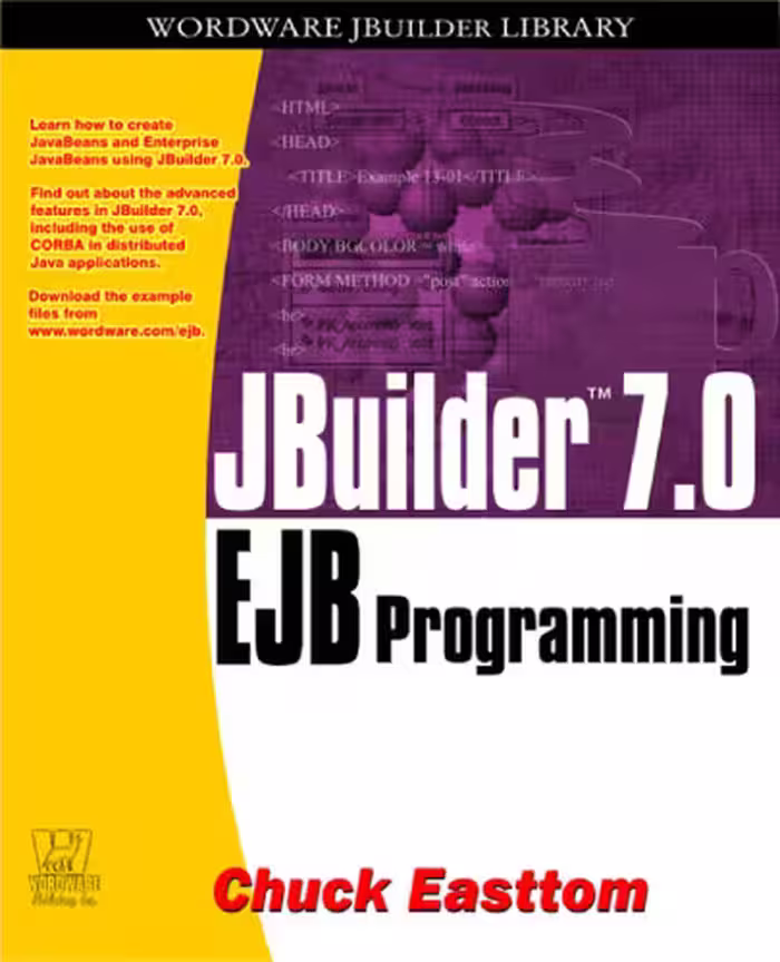 خرید و دانلود نسخه کامل کتاب JBuilder 7.0 EJB Programming