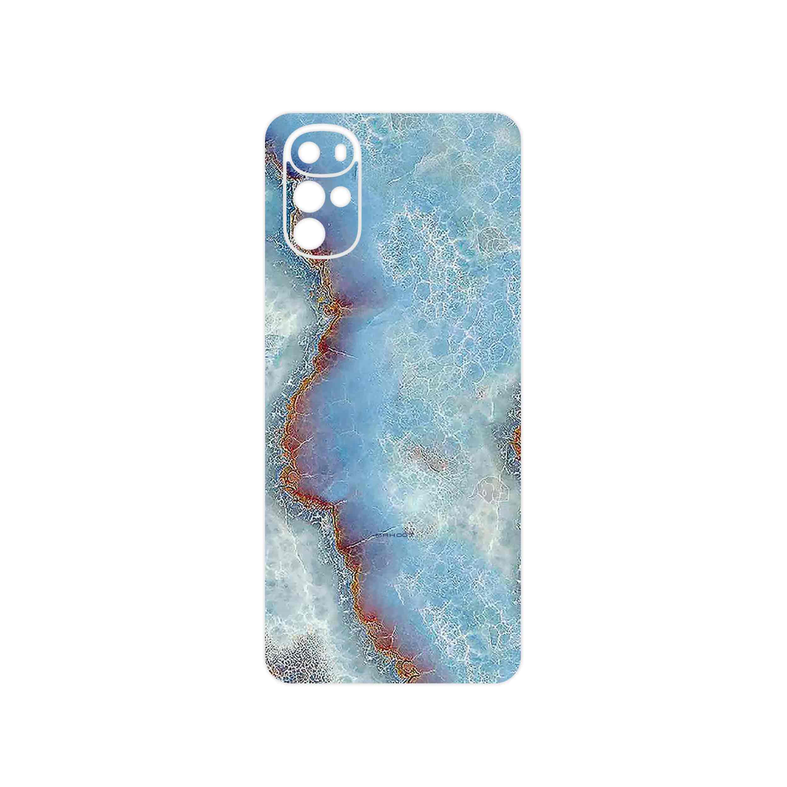 برچسب پوششی ماهوت مدل Blue_Ocean_Marble مناسب برای گوشی موبایل موتورولا Moto G22