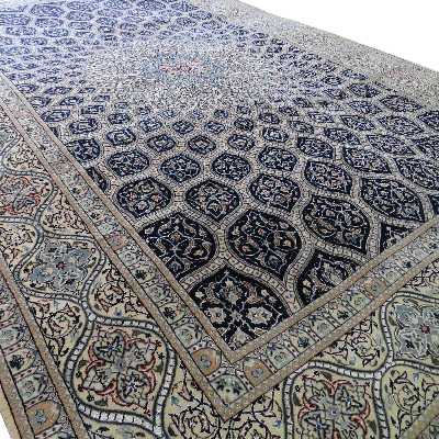 فرش دستبافت شش متری مدل نایین کد ۷