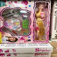اسباب بازی باربی عروسک ست آرایش با گل 6090