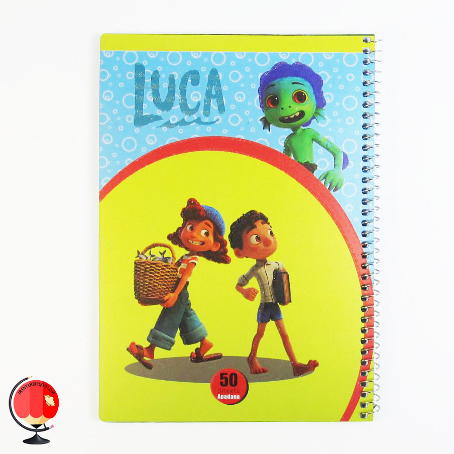 دفتر نقاشی طرح لوکا 50 برگ سیمی آپادانا