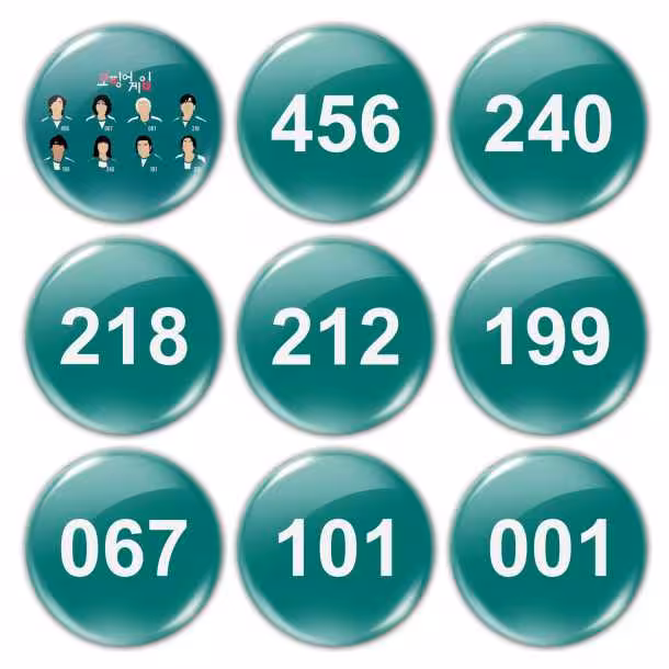 پیکسل ایران طرح سریال اسکوئید گیم بازی مرکب کد 6512 مجموعه 9 عددی