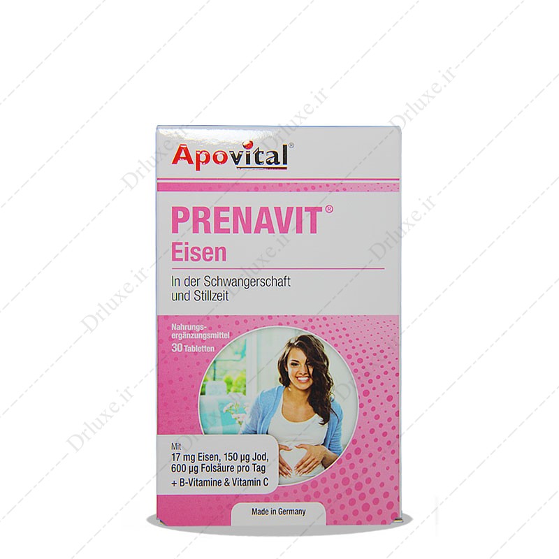 مشخصات، قیمت و خرید قرص پریناویت آیزن آپوویتال 30 عدد- داروخانه انلاین دکترلوکس