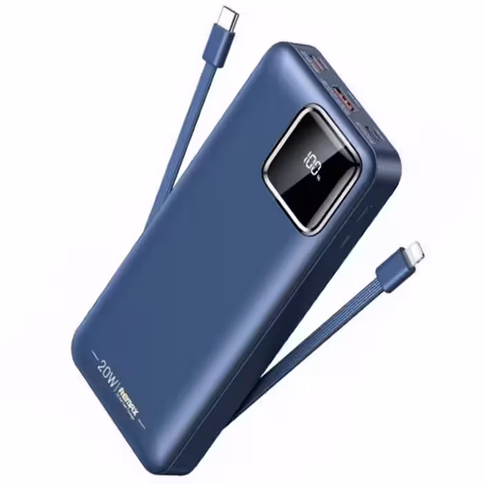 پاوربانک ریمکس مدل Fast Charge 513 ظرفیت 20000 میلی آمپر ساعت | کالا مکس