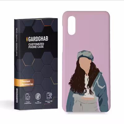 کاور گارد قاب مدل دخترانه مناسب برای گوشی موبایل سامسونگ galaxy a02 
