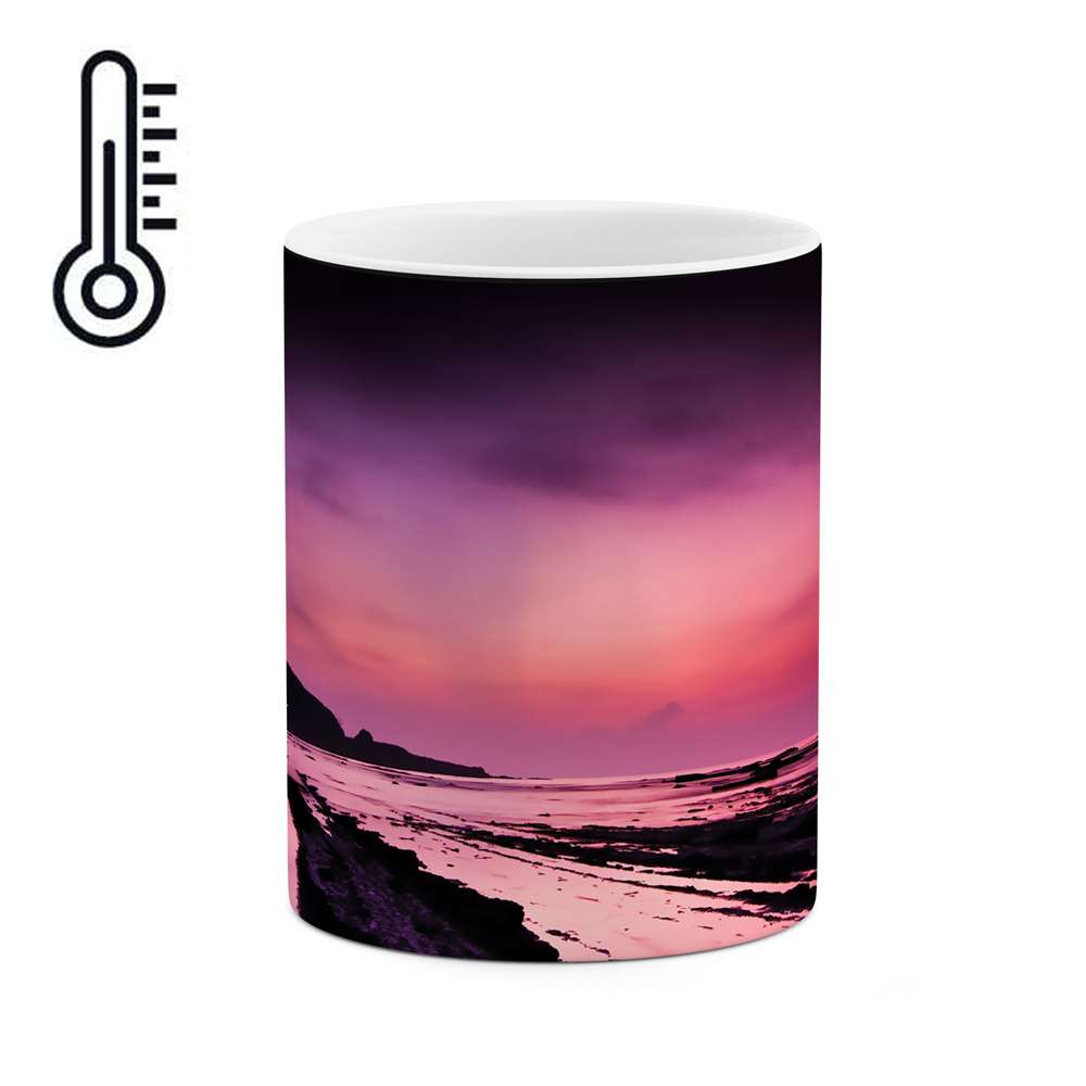 ماگ حرارتی طرح غروب مدل mgph01434