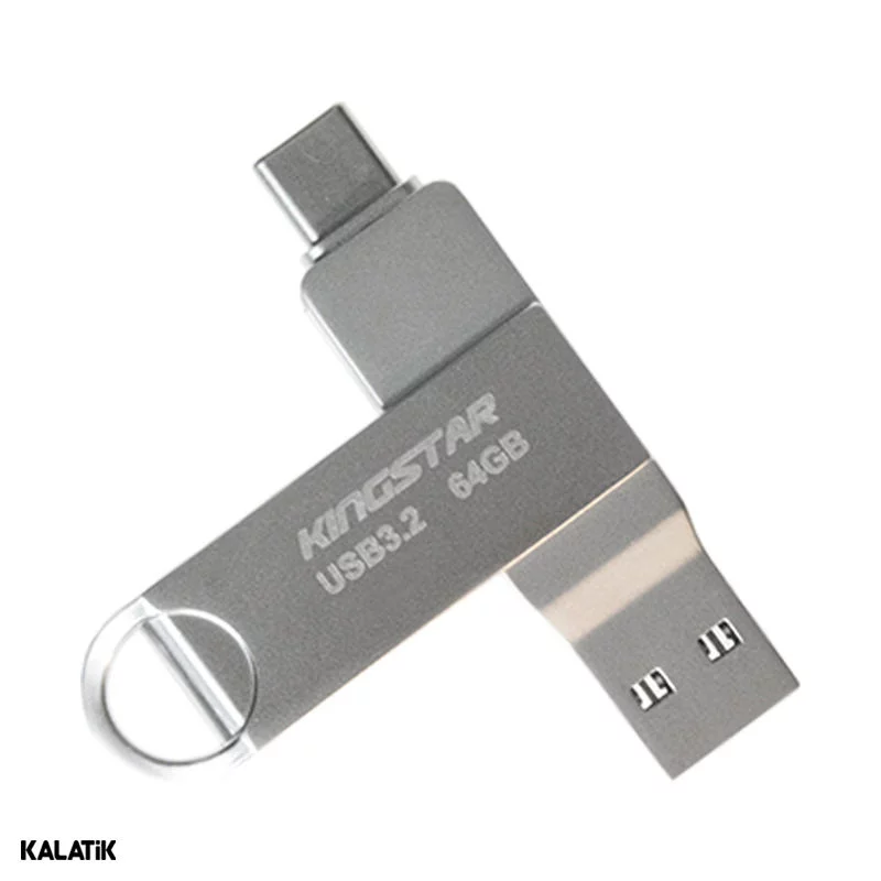 فلش مموری کینگ استار مدل C60 ظرفیت 64 گیگابایت