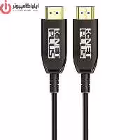 کابل فیبر نوری HDMI 2.1 کی نت پلاس مدل KNET PLUS KP-CHAOC21300 به طول 30 متر