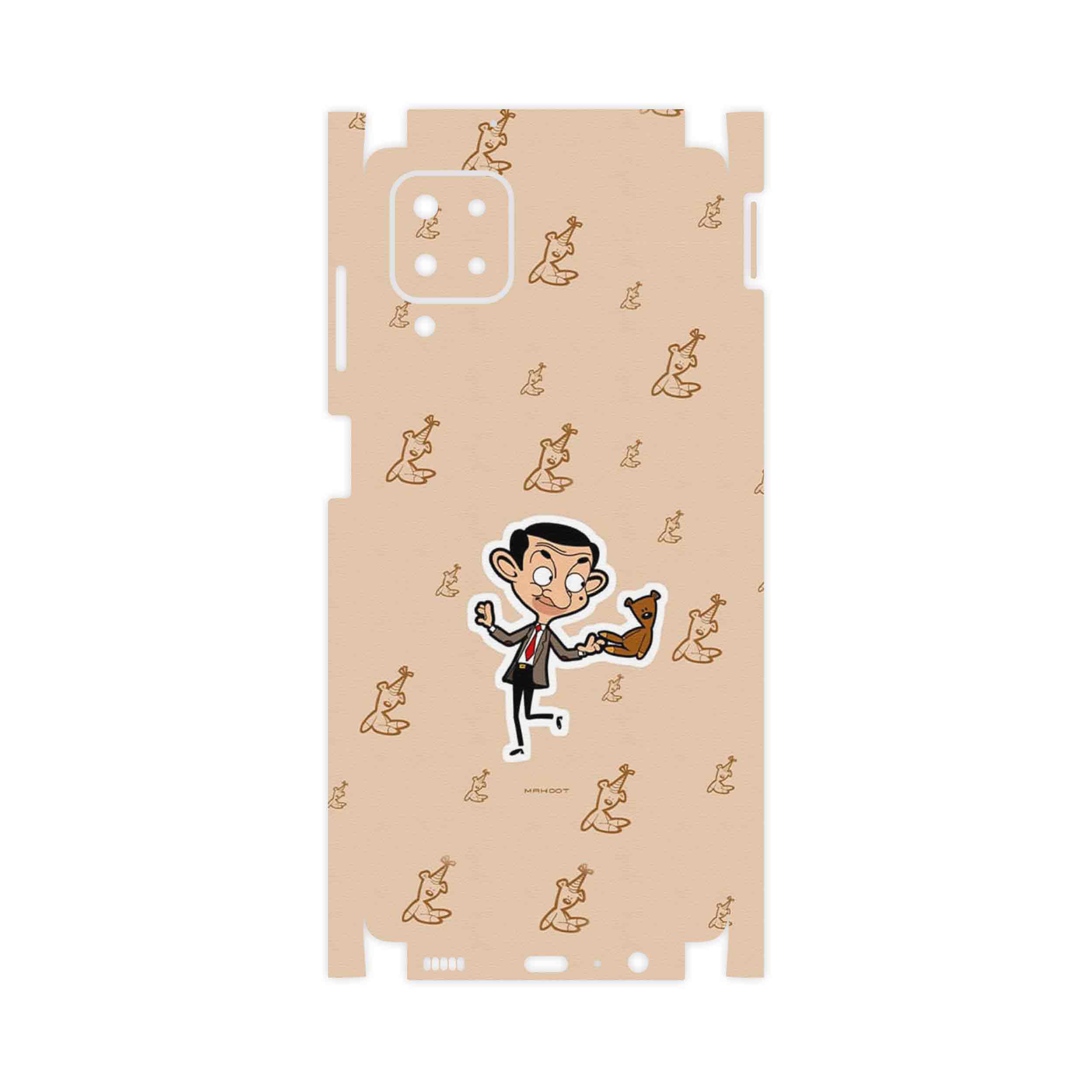 برچسب پوششی ماهوت مدل Mr.Bean-FullSkin مناسب برای گوشی موبایل سامسونگ Galaxy M12