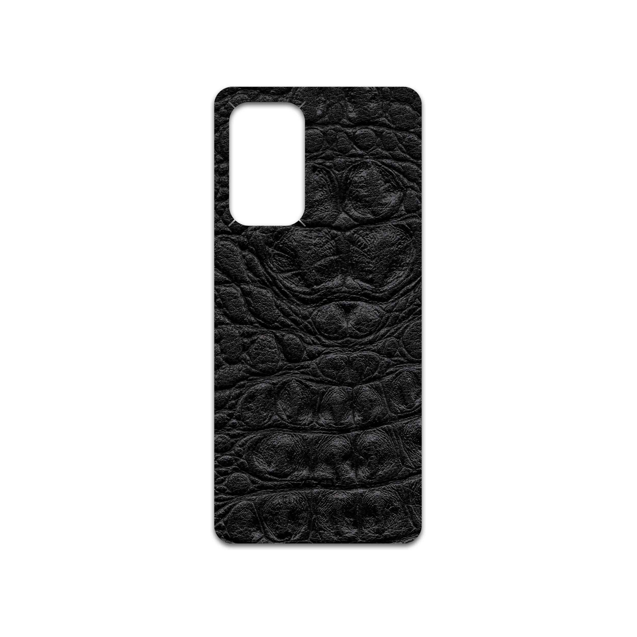 برچسب پوششی ماهوت مدل Black-Crocodile-Leather مناسب برای گوشی موبایل سامسونگ Galaxy A53 5G