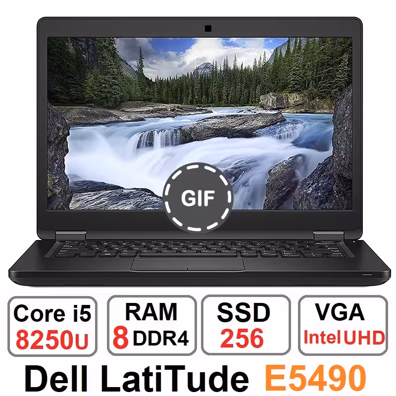 لپ تاپ دل Dell Latitude E5490 Core i5 8250u رم 8 گیگ
