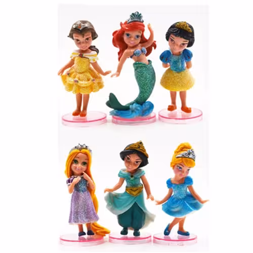 فيگور پرنسس دیزنی Disney Princesses مجموعه 6 عددی کد 0008