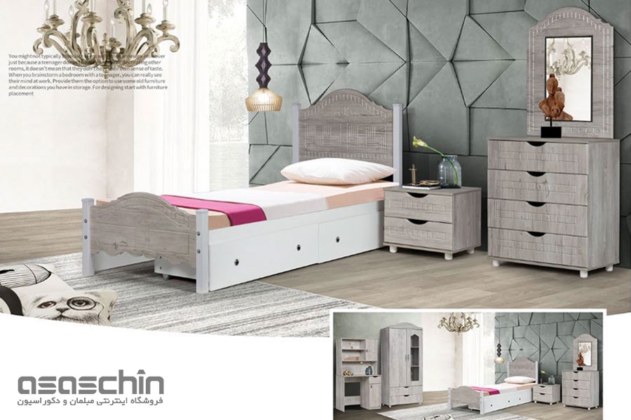 تخت خواب یک نفره لوک