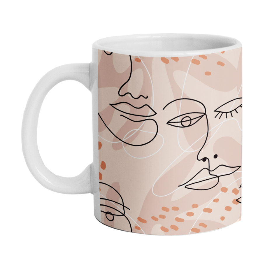 ماگ دارلی طرح مینیمال چهره مدل MG2405